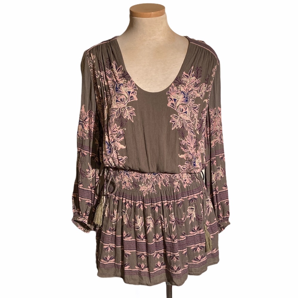 Free People Moonlight Drive Floral Mini Dress